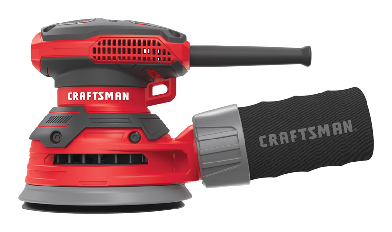 Craftsman 5 in. Corded Random Orbit Sander Kit 3 amps 12000 opm Red - Case Of: 1