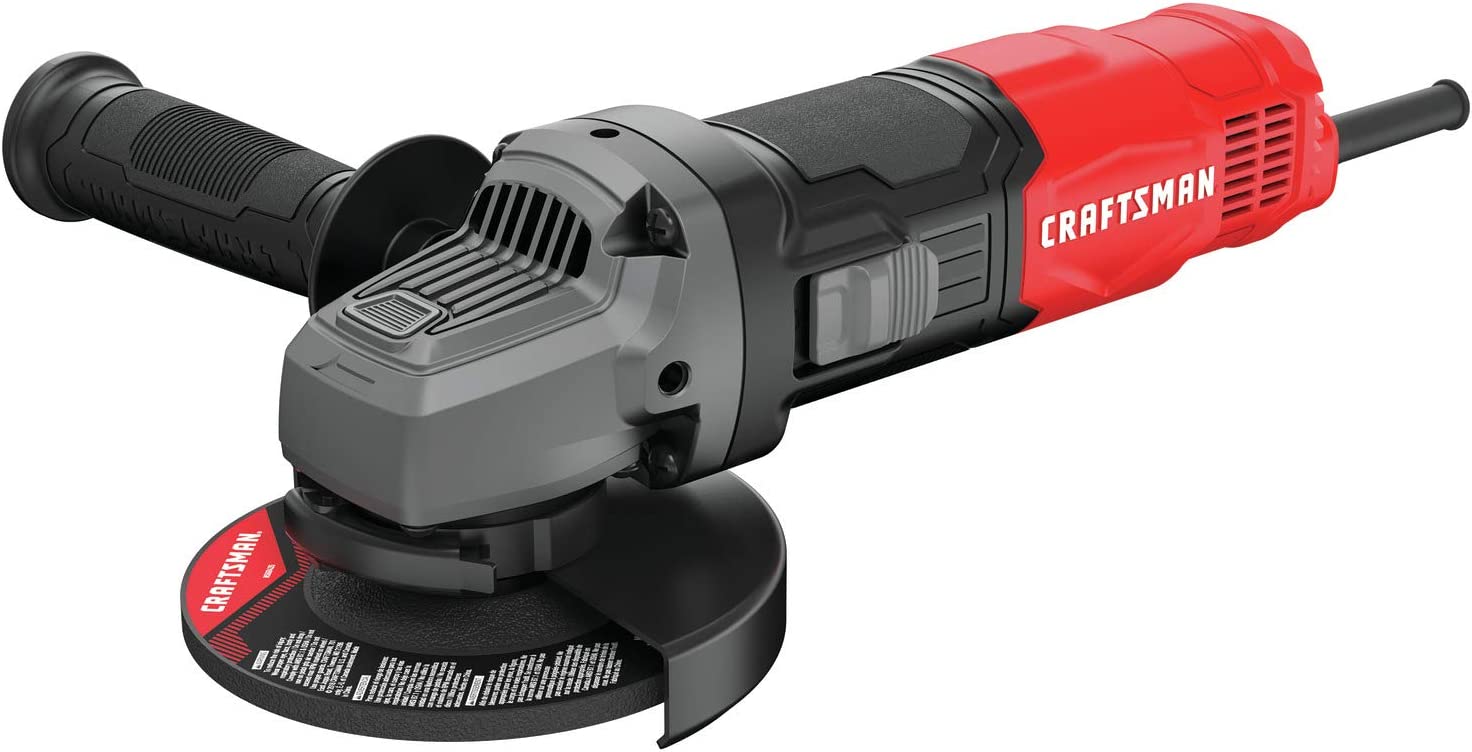 CRAFTSMAN Small Angle Grinder Tool 4-1/2-Inch, 6-Amp (CMEG100)