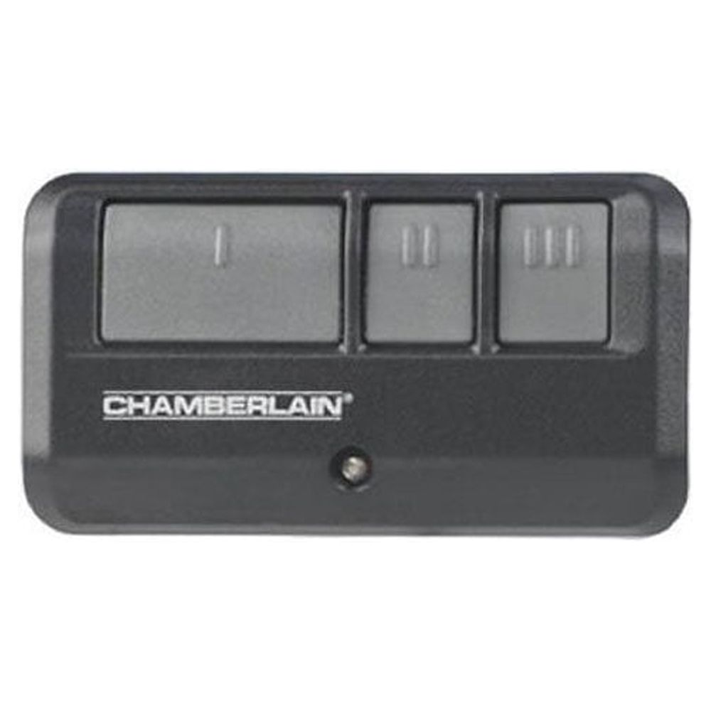 Chamberlain / LiftMaster / Craftsman 953EV-P2 3-Button Garage Door Opener Remote, Security +2.0 Compatible, Includes Visor Clip