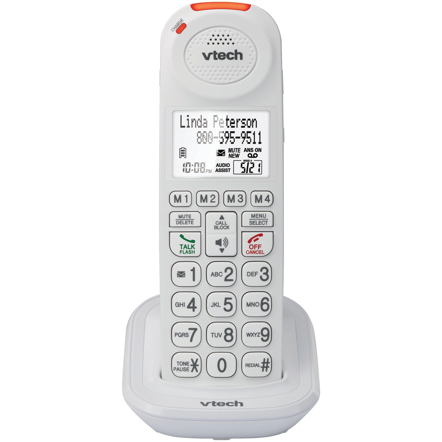 VTech SN5307 Amplified Photo DIAL Handset With Big Buttons & Large Display