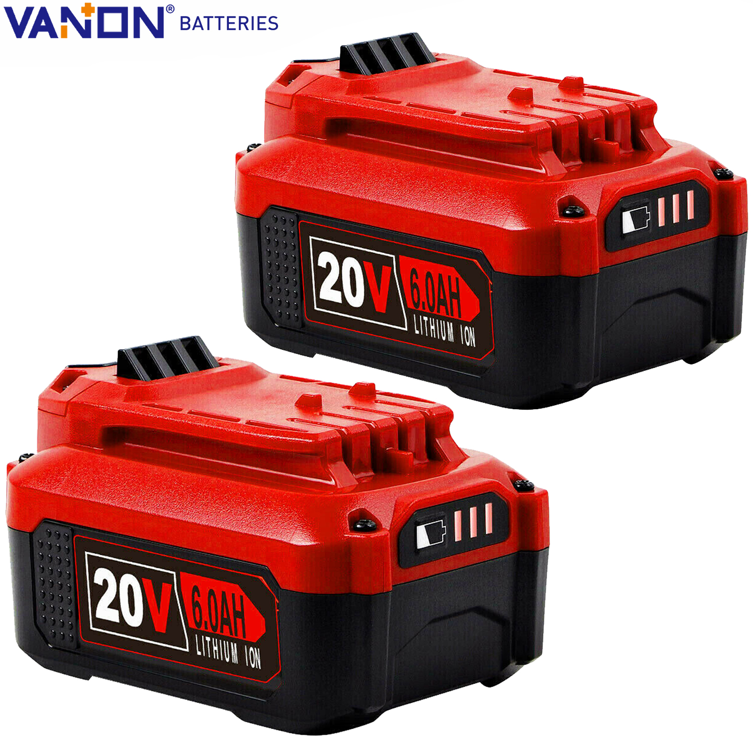 2X 20 Volts Max 6.0Ah for Craftsman V20 Li-Ion Battery CMCB206 CMCB204 CMCB202 CMCB204-2 CMCB202-2