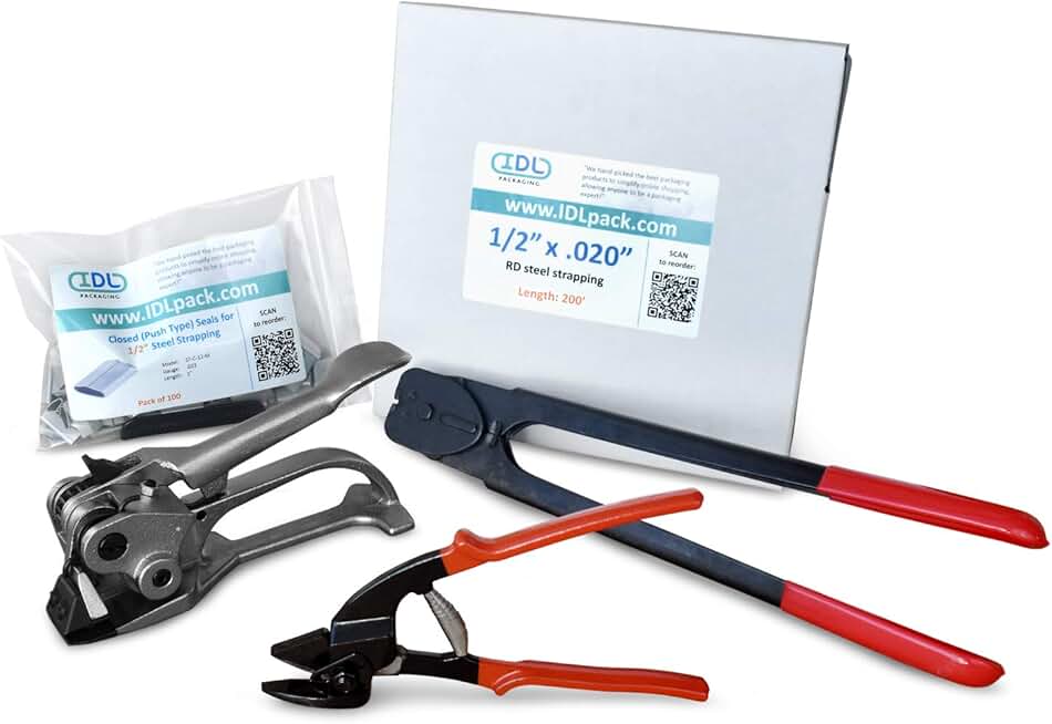 IDL Packaging Round Packages Strapping Kit for 1/2