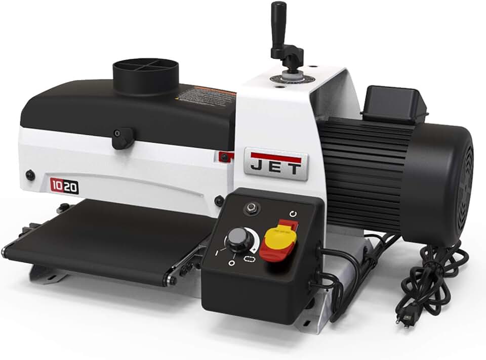 JET 10-Inch Benchtop Drum Sander, 1 HP, 1Ph 115V (Model JWDS-1020)