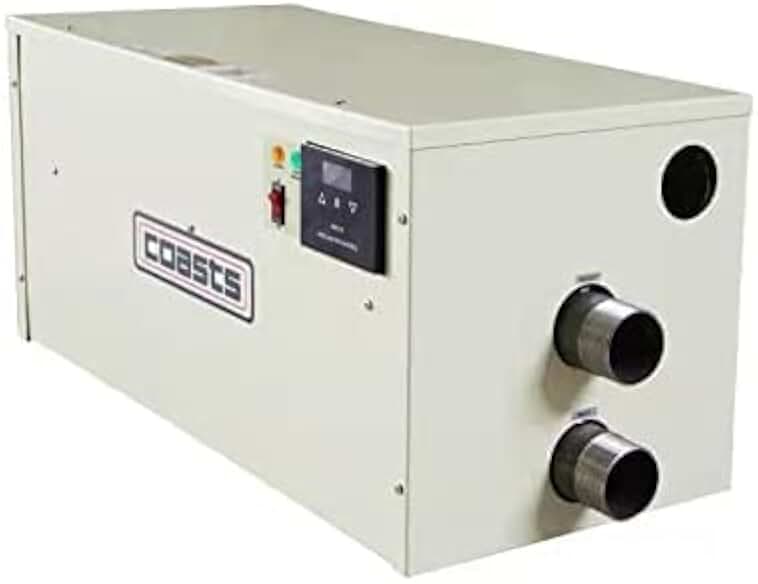 222000Btu/Hr 480V Up to 40000 Gallons Commercial Pool Heater for Swimming Pools, SPA Pools, and Bathtubs,SPA Water Bath Heater Thermostat Swimming Pool Thermostat Heater Pump