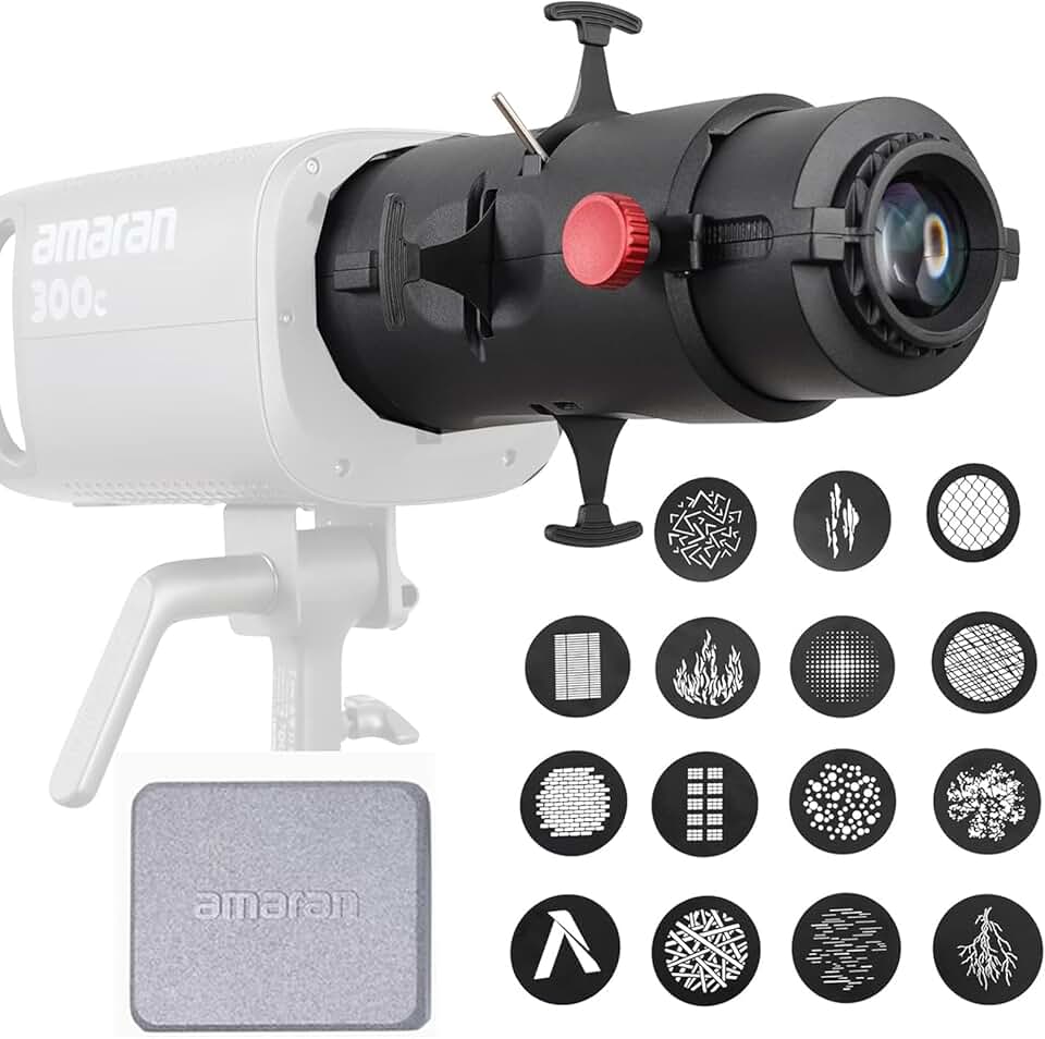 Aputure Amaran Spotlight SE Bowens Mount Projection Lens for Amaran 150c,Amaran 300c,Amaran 200X etc (36º Lens Kit)
