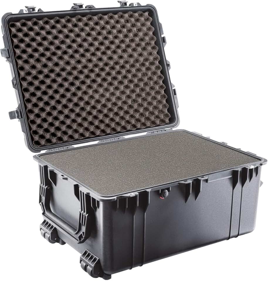 Pelican 1630 Camera Case with Foam and Padded Dividers (Multiple colors)