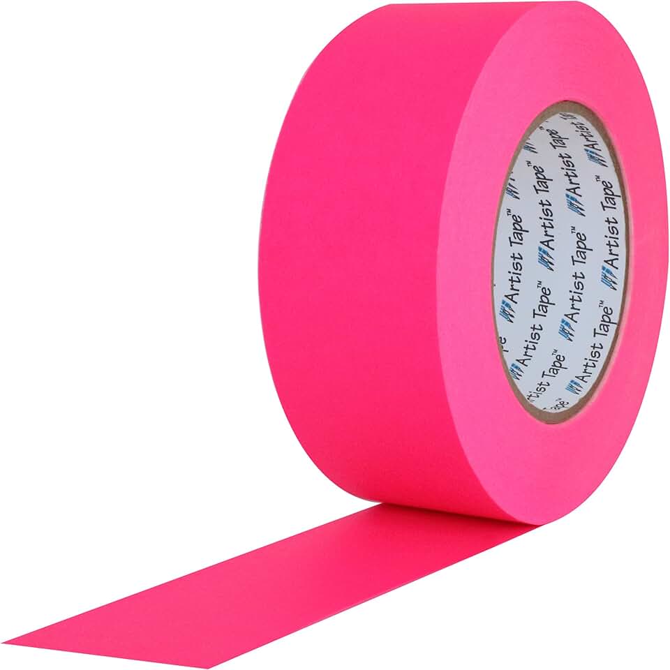 ProTapes Artist Tape Flatback Printable Paper Board or Console Tape, 60 yds Length x 1