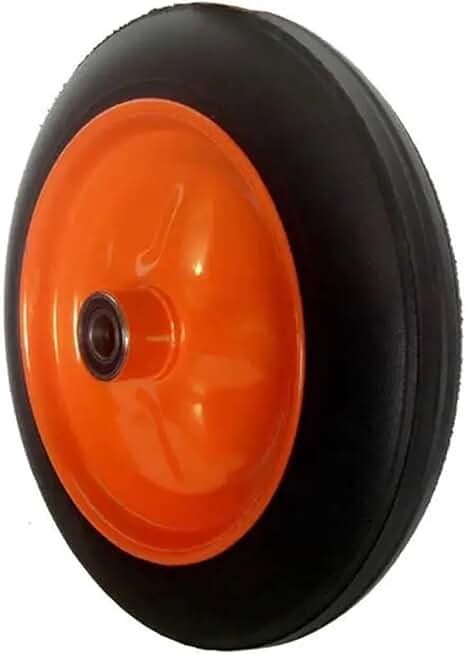 1 Pcs 14 Inch Solid Wheel Trolley Mining 300-8 Rubber