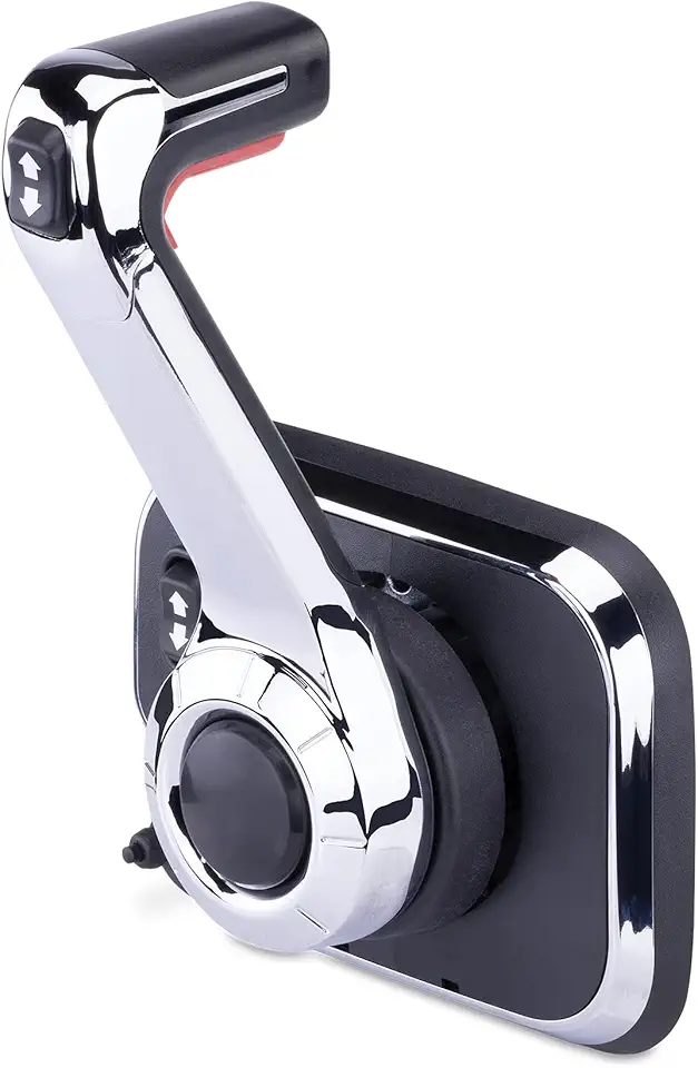 Dometic SeaStar Xtreme Control with Engine Cut Off Switch, CHX8051P, Side Mount, Chrome, Trim Switch