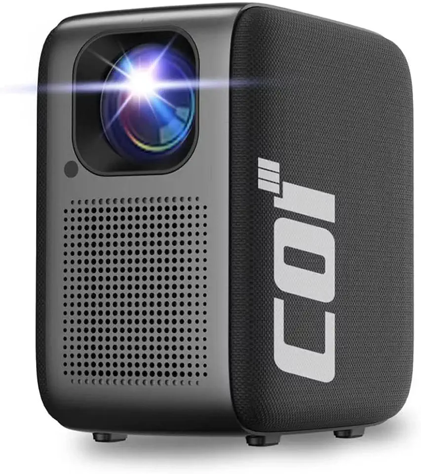 [Electric Focus/Auto Correction] 800 ANSI Ultra HD Projecto COI Native 1080P Support Android TV9.0 5G WiFi Bluetooth HD Outdoor Projector 4K Support,4P4D/Zoom/Portable Mini Movie Projectorn Pone/Lapto