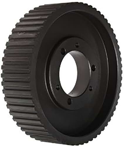 8M90QD50.SF Solid Construction Cast Iron HTD Timing Pulley without flanges for QD Bush, For 8M Pitch X 50 mm Wide HTD Belt,Bored for SF QD Bush, 90 Teeth, 9.023 Inch Pitch Dia., 8.969 Inch Outside Dia.(OD), 2.375 Face Width(F), (1-009)