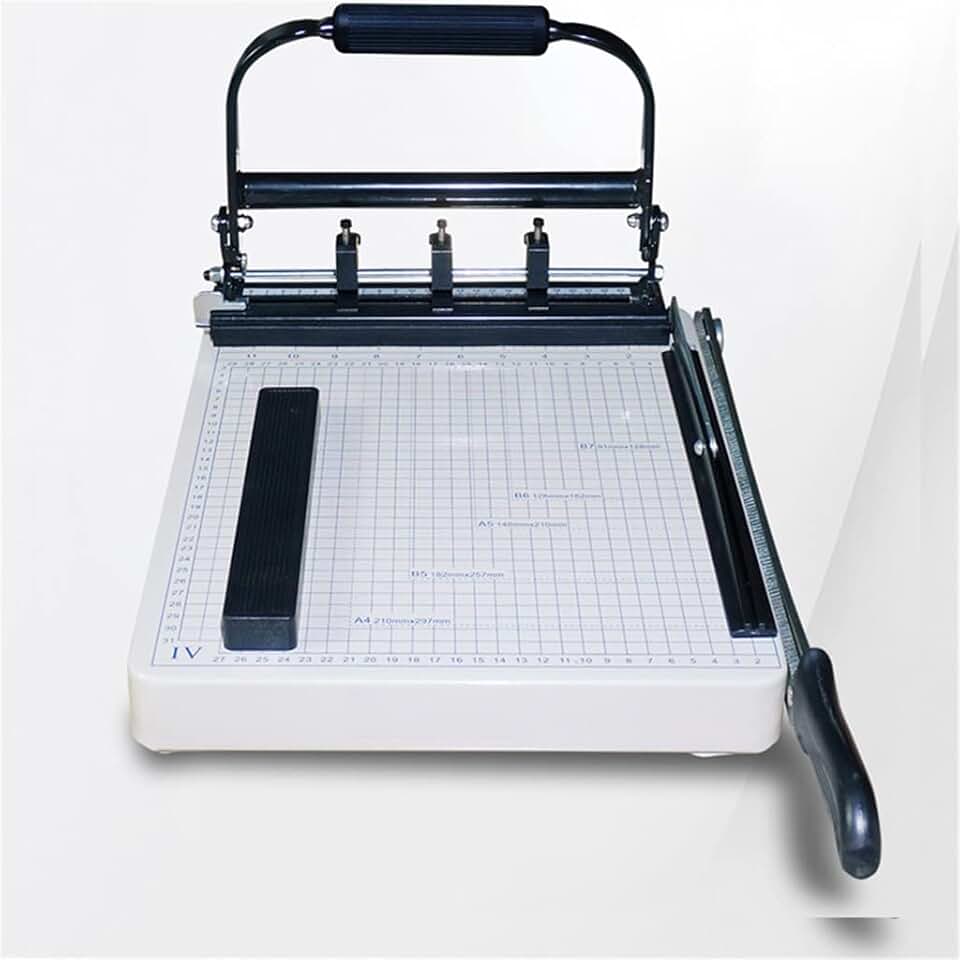 Portable Office Tool A3 Paper Cutter Trimming Machine Archive File Punching Machine Precision Steel Paper