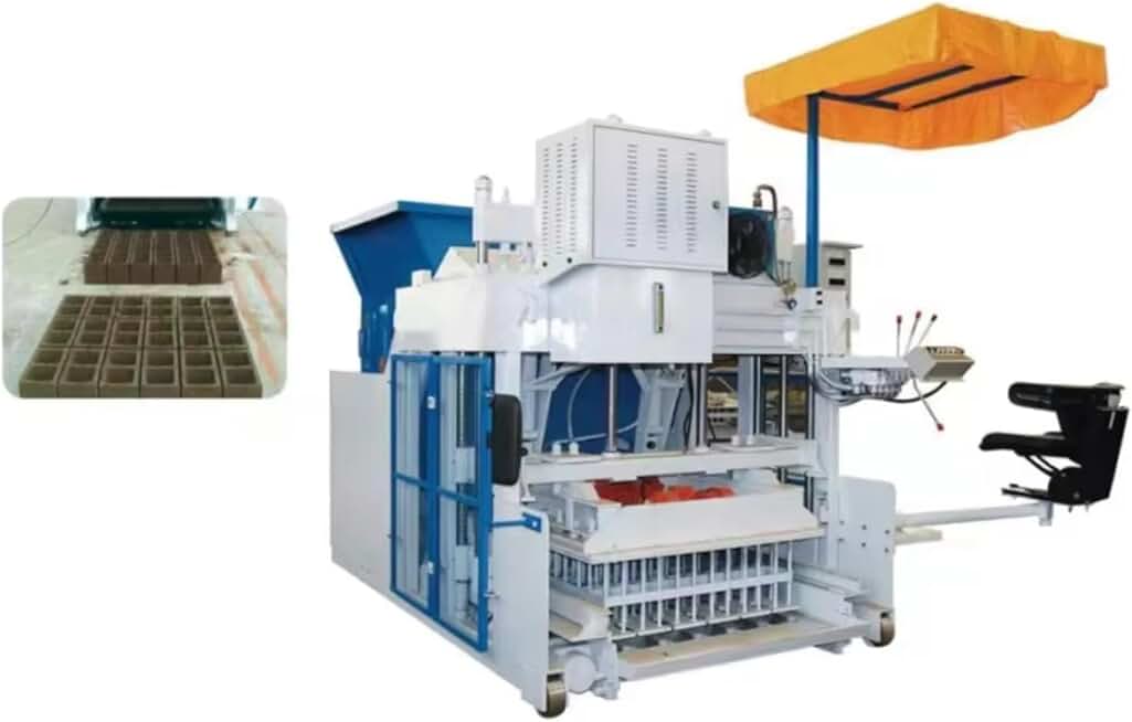 Concrete Block Cement Hollow Brick Maker Machine Concrete Brick Making Machinery
