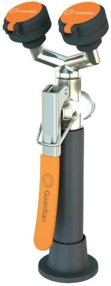 Guardian G5022 Metal Emergency Eye Wash/Drench Hose Unit, Deck Mounted