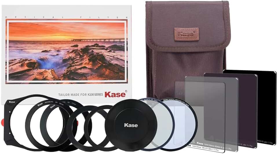 Kase Slim K9 1.1mm Wolverine Shockproof 100mm 6 Filter Knight Kit Magnetic Holder Optical Glass ND8 ND64 ND1000 UV CPL Neutral Night Didymium 67mm 72mm 77mm 82mm