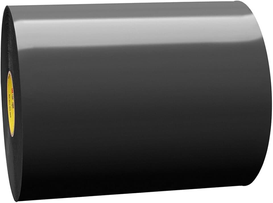 3M 4949 VHB Tape in Black - 6 in. x 108 ft. Double Sided, Acrylic Adhesive Tape Roll with Viscoelastic Foam Core