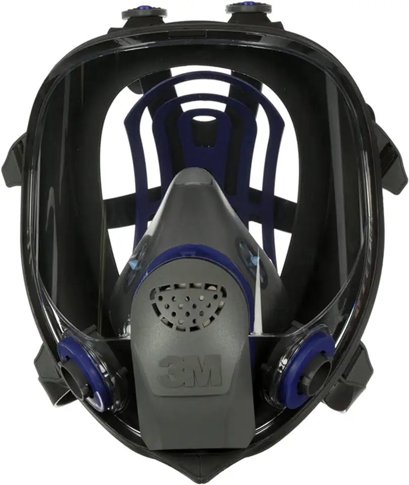 3M Ultimate FX Full Facepiece Reusable Respirator, FF-402, NIOSH, ANSI, Six-Strap Harness for a Secure Comfortable Fit, Cool Flow Valve, Passive Speaking Diaphragm, Medium
