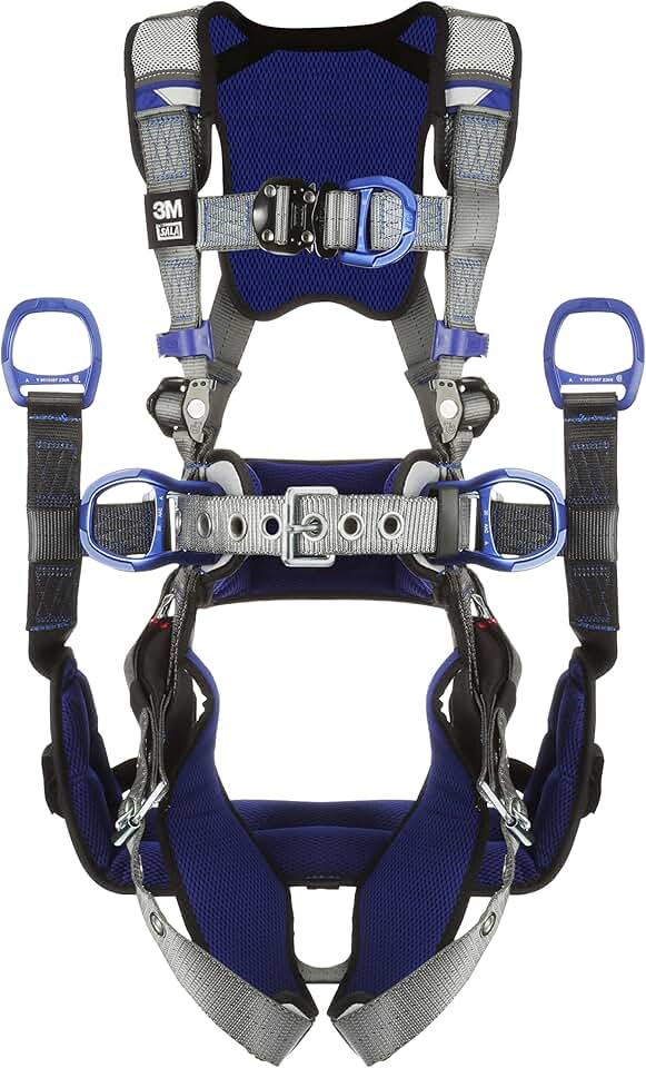 3M DBI-SalaExoFit X200 Comfort Tower Climbing/Positioning/Suspension Safety Harness 1402141, Medium
