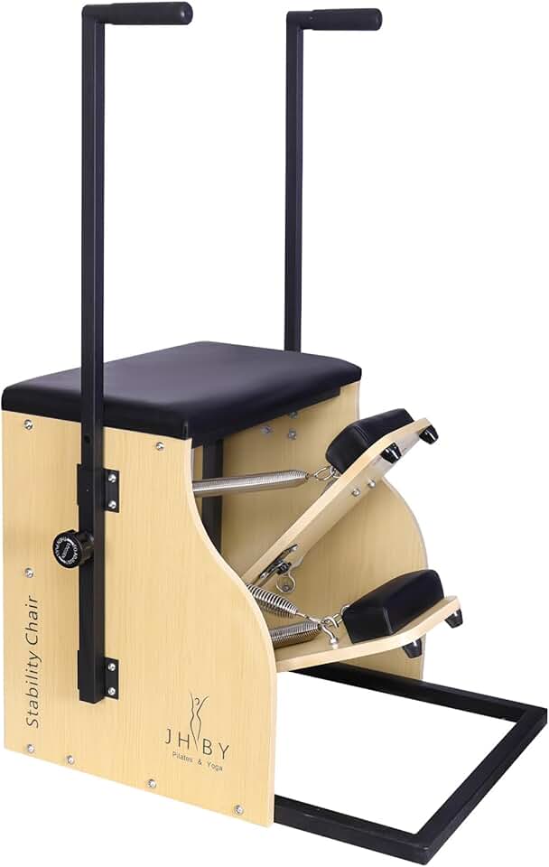 Pilates Chair, Pilates Chair for Home Workouts, Sturdy Metal Frame