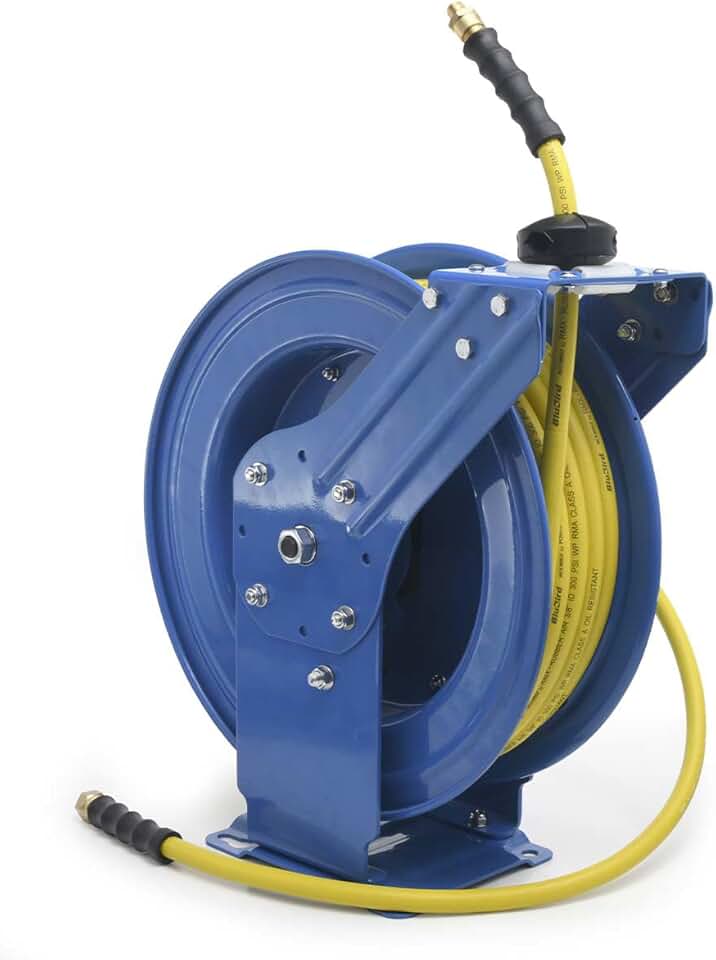BluBird - Air Hose Reel Os Hd Dual-Arm Retractable 3/8 X 50 (OSRDA3850)