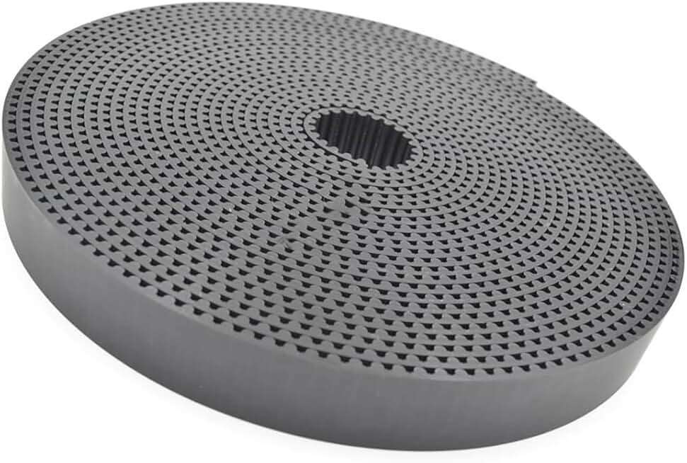 Open Synchronous Belt HTD 8M Open Timing Belt PU Black Width 20/25/30/40/50mm Polyurethane Steel Arc Tooth 8M-30mm HTD8M Synchronous Pulley Belt(10Meters,40mm)