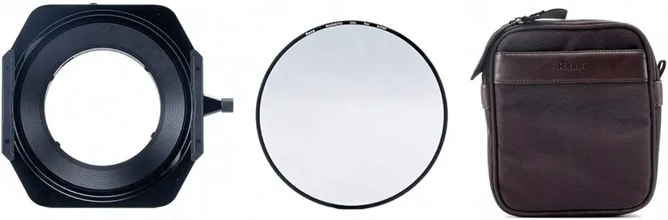 Kase K150P 150mm Filter Holder Kit & Magnetic CPL for Sigma 14-24mm F2.8 Sony Mount Lens Easy Installation 150