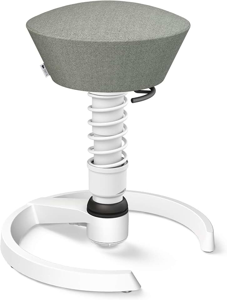 aeris Swopper New Edition Ergonomic stool - Dynamic office chair for a healthy back - office stool and seat trainer - 17.7-23.2seat height, spring strut type Standard