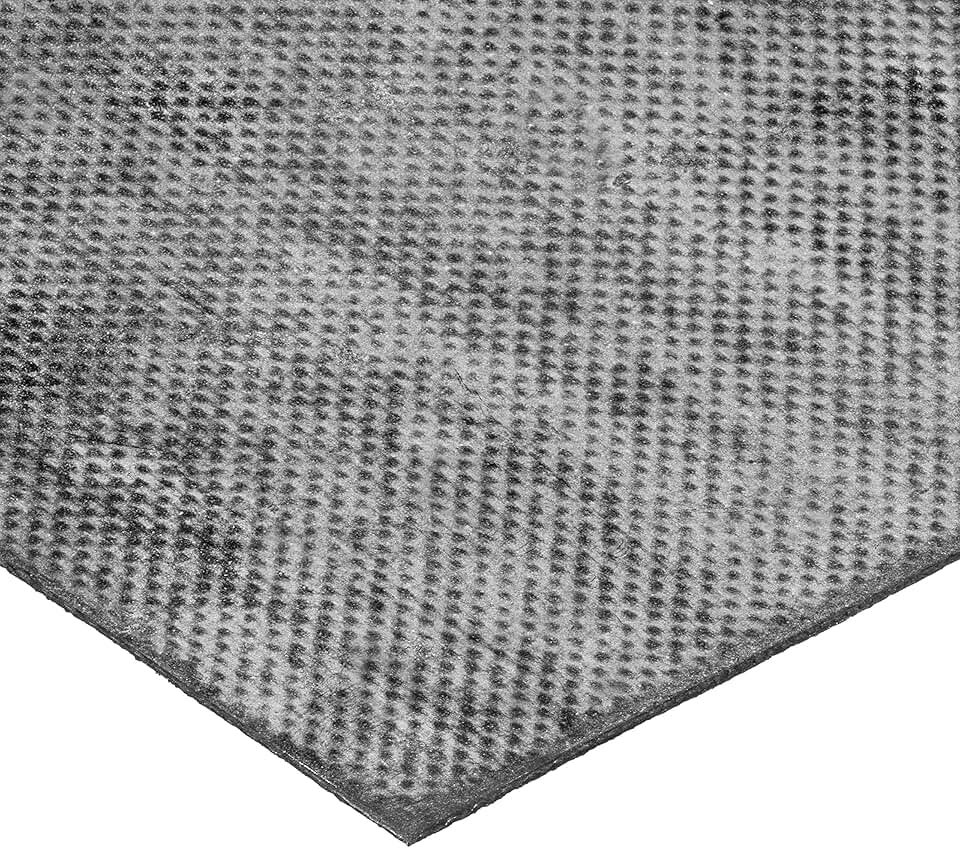 USA Sealing BULK-RS-HFR60-208 Fabric-Reinforced Height Strength Buna-N Rubber Roll, No Adhesive, 60A, 1/4