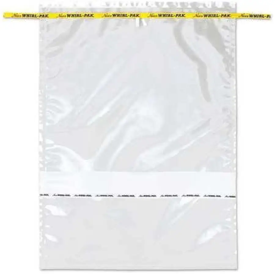 Sampling Bag, Clear, 184 oz., 20