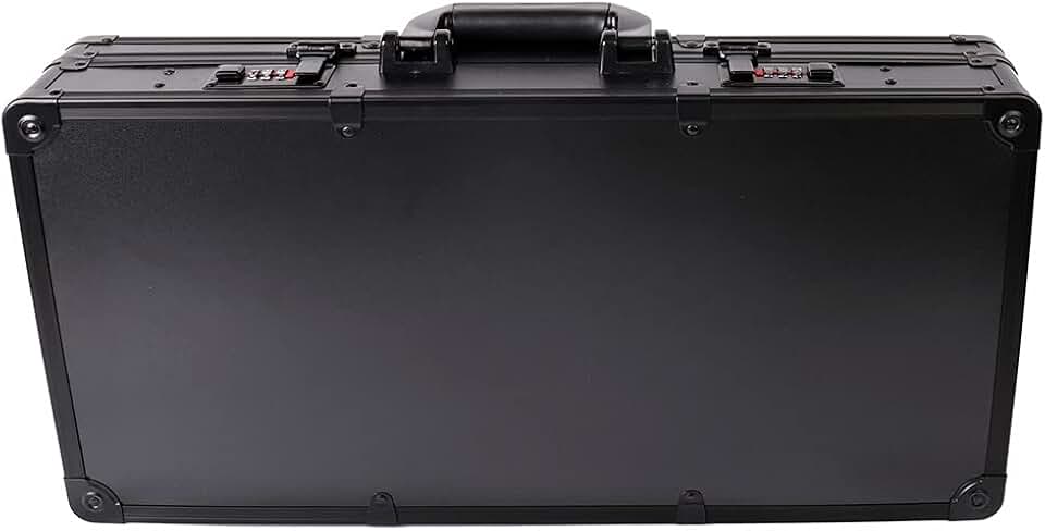 Stylist Travel Portable Aluminum Case Portable Styling Tool Storage Box 55 X 27 X 10 Cm