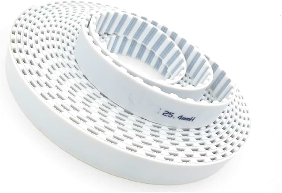 Open Synchronous Belt PU H Open Synchronous Belt Width 12.7/19.1/25.4/38.1/50.8mm Pitch 12.7mm H Timing Belt Polyurethane Steel H Belt Pulley(9Meters,50.8mm (200))