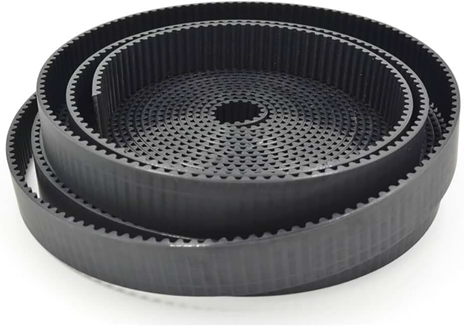 Open Synchronous Belt PU Black STD STS S8M Open Timing Belt S8M-30mm Width 20/25/30/40/50mm Polyurethane Steel Synchronous Belt Pulley(9Meters,50mm)