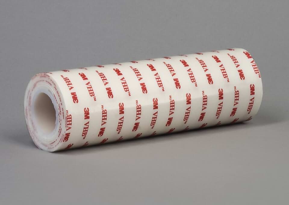 3M VHB Tape 4926, 12 in width x 5 yd length (1 Roll)