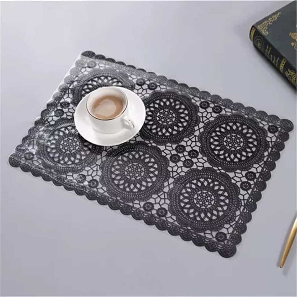 Dining Table Decorations Kitchen Placemats Coasters 6 Piece Table Mats Festive Homeware(E)