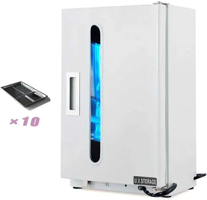 BoNew Automatic Temperature Control 27L Disinfection Cabinet Automatic Timer with 10 Pallets XS401