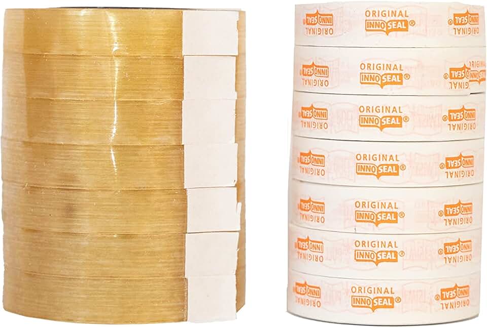 84 Refill Sets of Tape and Paper Seals, Orange Paper