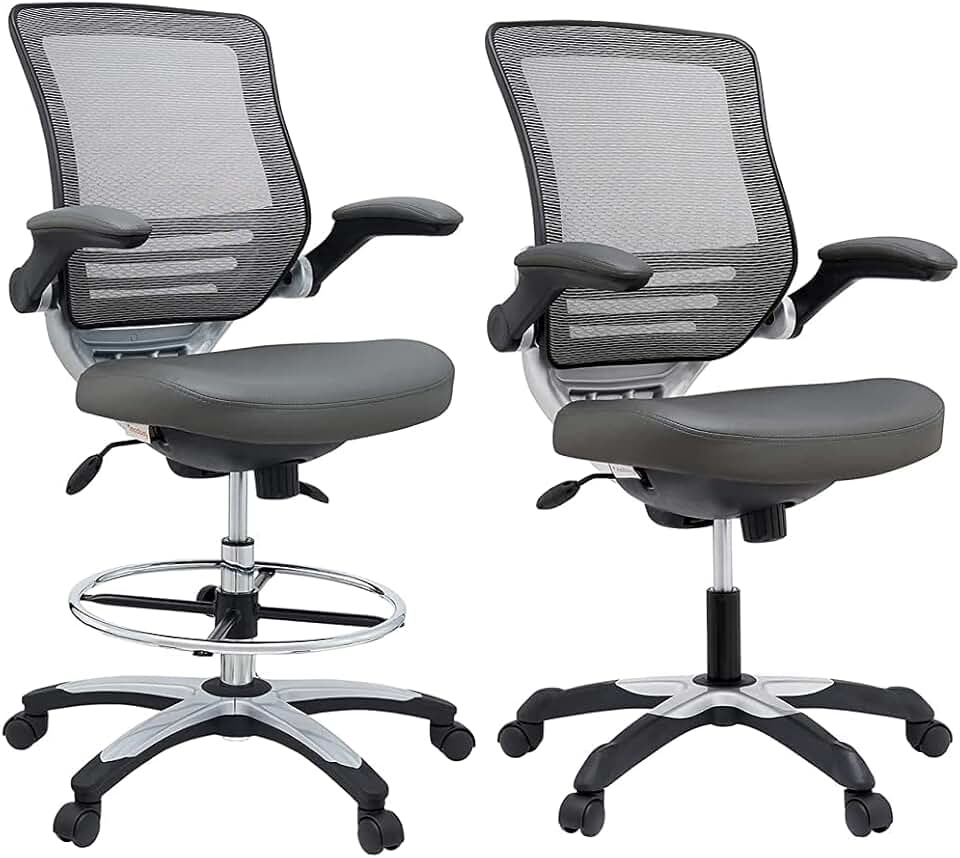 Modway Edge Drafting and Office Chairs Bundle