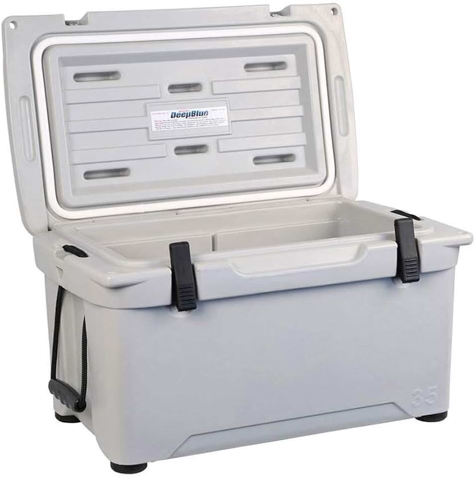 Engel Coolers ENG35 Cooler | 36 Can High Performance Durable Seamless Rotationally Molded Ice Box for Camping, Hunting, and Fishing