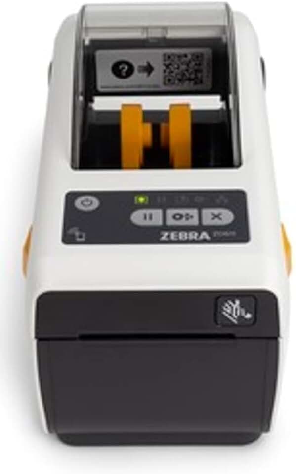 ZEBRA Thermal Transfer Printer (74M) ZD611, Color Touch LCD; 300 dpi, USB, USB Host, Ethernet, BTLE5, US Cord, Swiss Font, EZPL