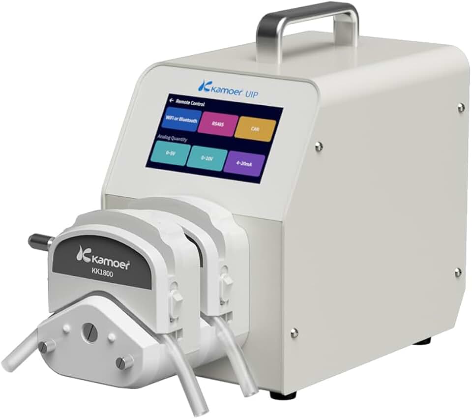 Kamoer new double head peristaltic pump multi channel intelligent UIP WIFI 100V-240V AC stepper motor 1520ml/min(single channel) High-precision variable speed dosing pump