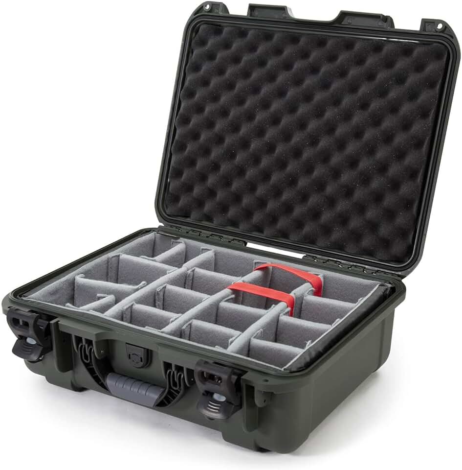 Nanuk 930 Waterproof Hard Case with Padded Dividers - Olive