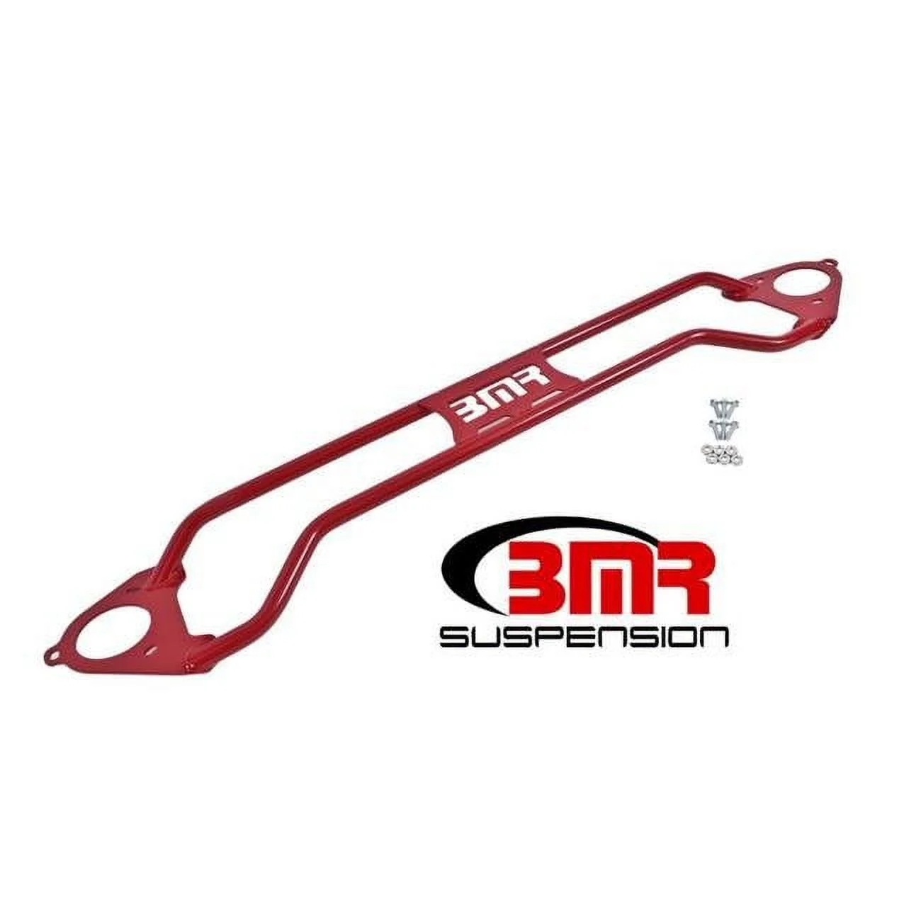 BMR Suspension STB019R Red Twin Tube Design Strut Tower Brace for 2016-2017 6th Gen Camaro Front