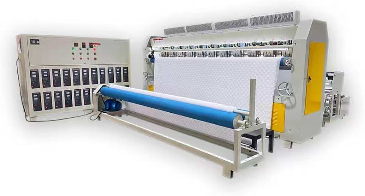 Home Quilting Workbench, Quilt Tape Edging Assembly, Sewing and Quilting Appliance, Embroidery Quilting Tool, Fabric Fusion Machine, Garment Quilting Gear (Gold)