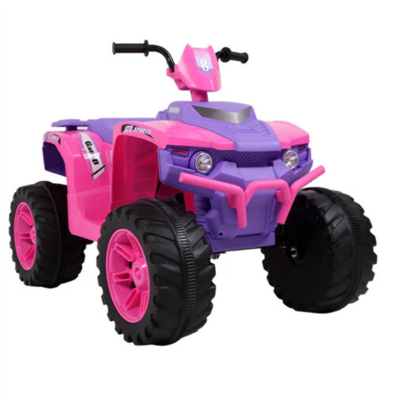 12V Kids ATV Car Ride-On Toy with Bluetooth Music  LED Lights