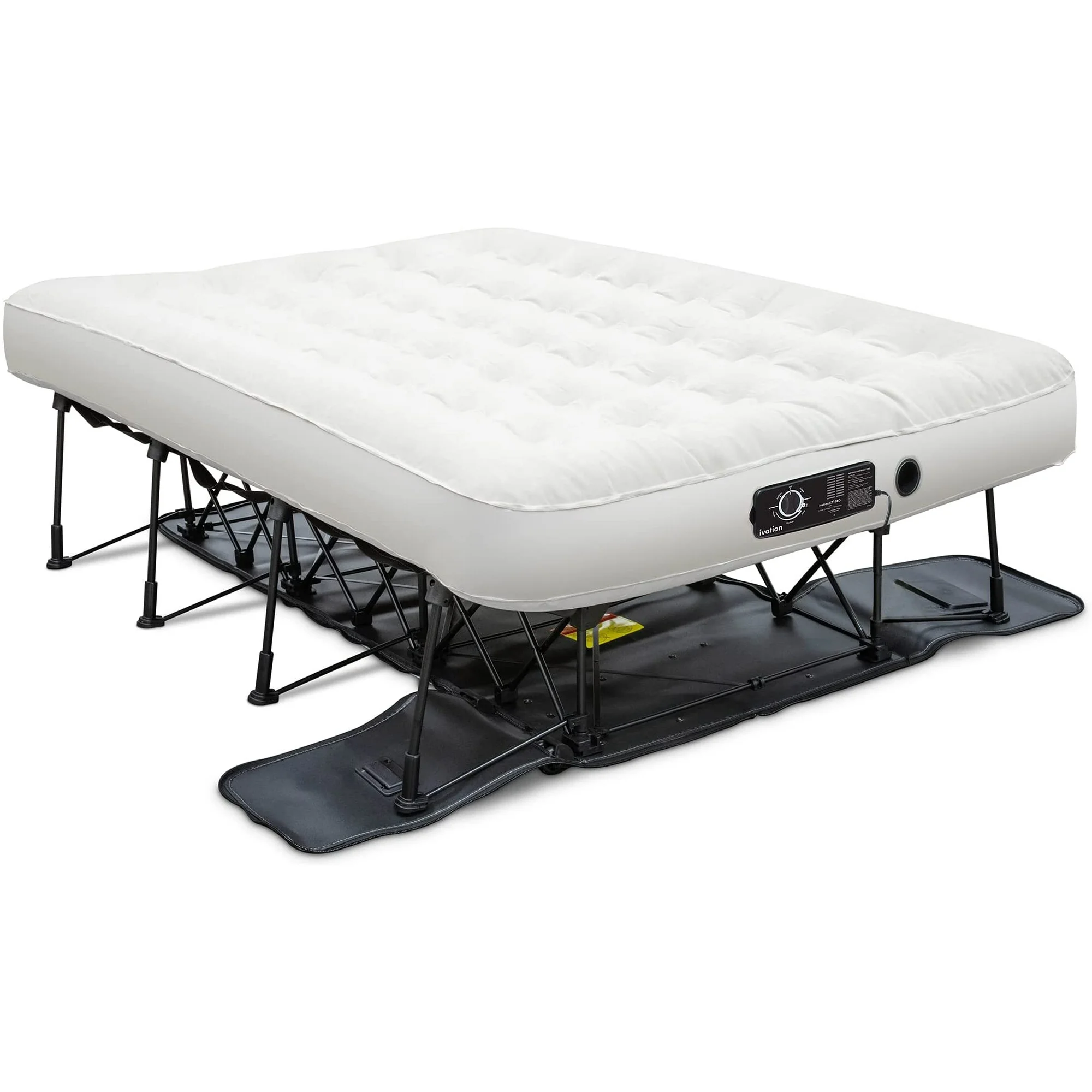 Ivation Full Size, Built-in Pump Air Mattress, Air Bed Frame 80