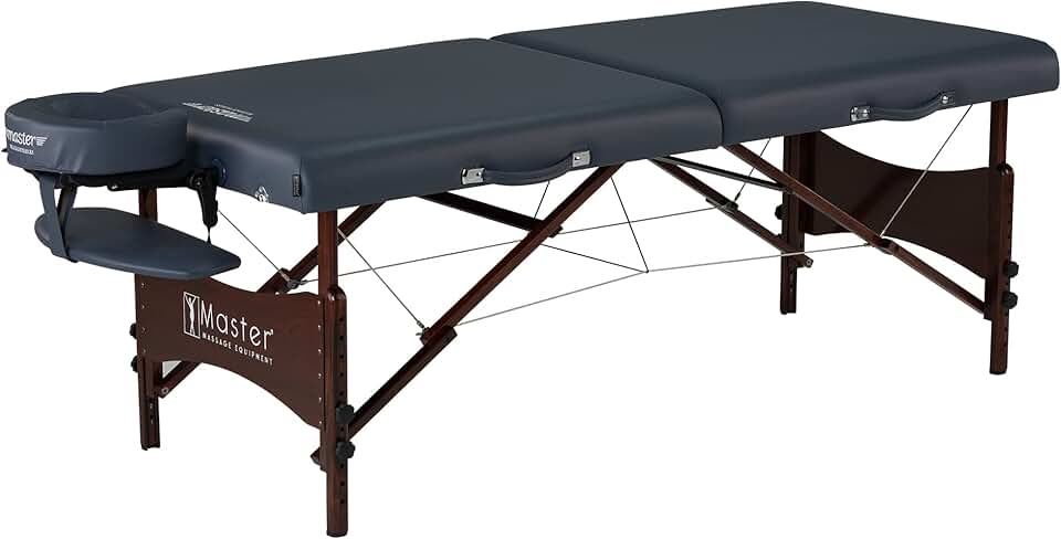Master Massage Newport Portable Massage Table Package with Denser 2.5