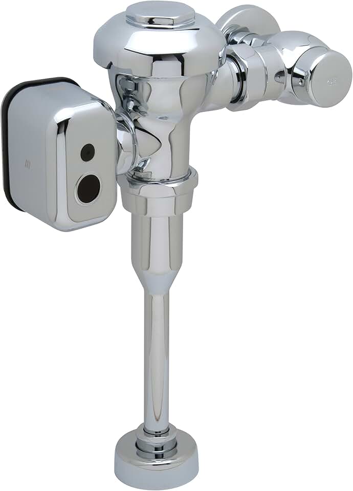 Zurn ZEMS6003AV-EWS-IS-W1 AquaVantage® ZEMS-is Smart, Exposed Sensor Hardwired Diaphragm Urinal Flush Valve with 0.5 gpf in Chrome