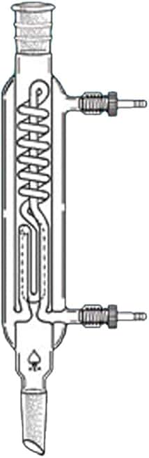 6016-137 Series Pilot Plant Condenser, 500 mm Jacket Length, 45/50 Joint, Safe Hose Connection for 1/4
