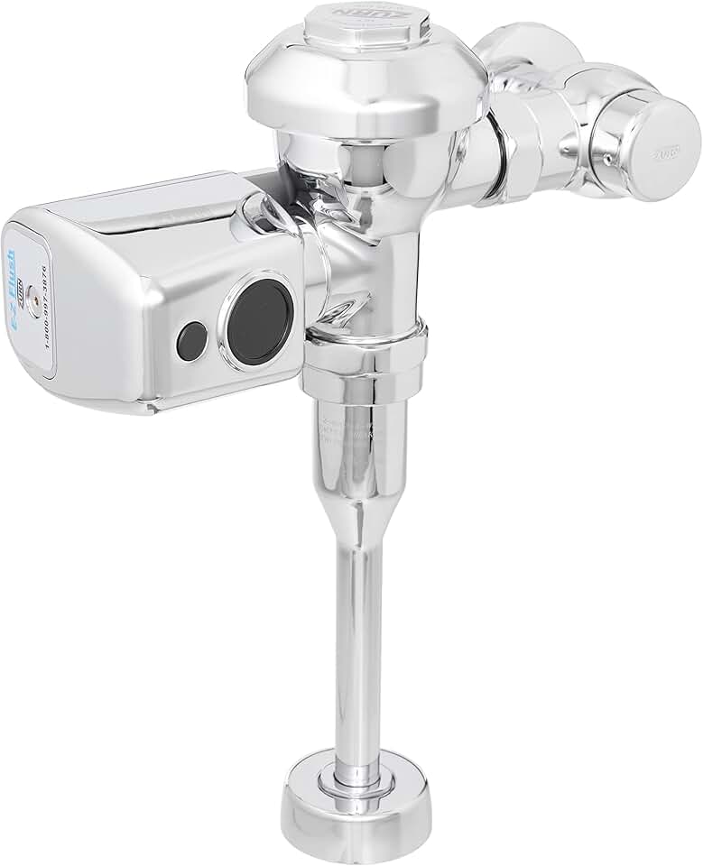 Zurn ZER6003PL-ULF-CCP AquaSense® ZER .125 GPF Sensor Flush Valve for Urinals with Impact Resistant Housing in Chrome