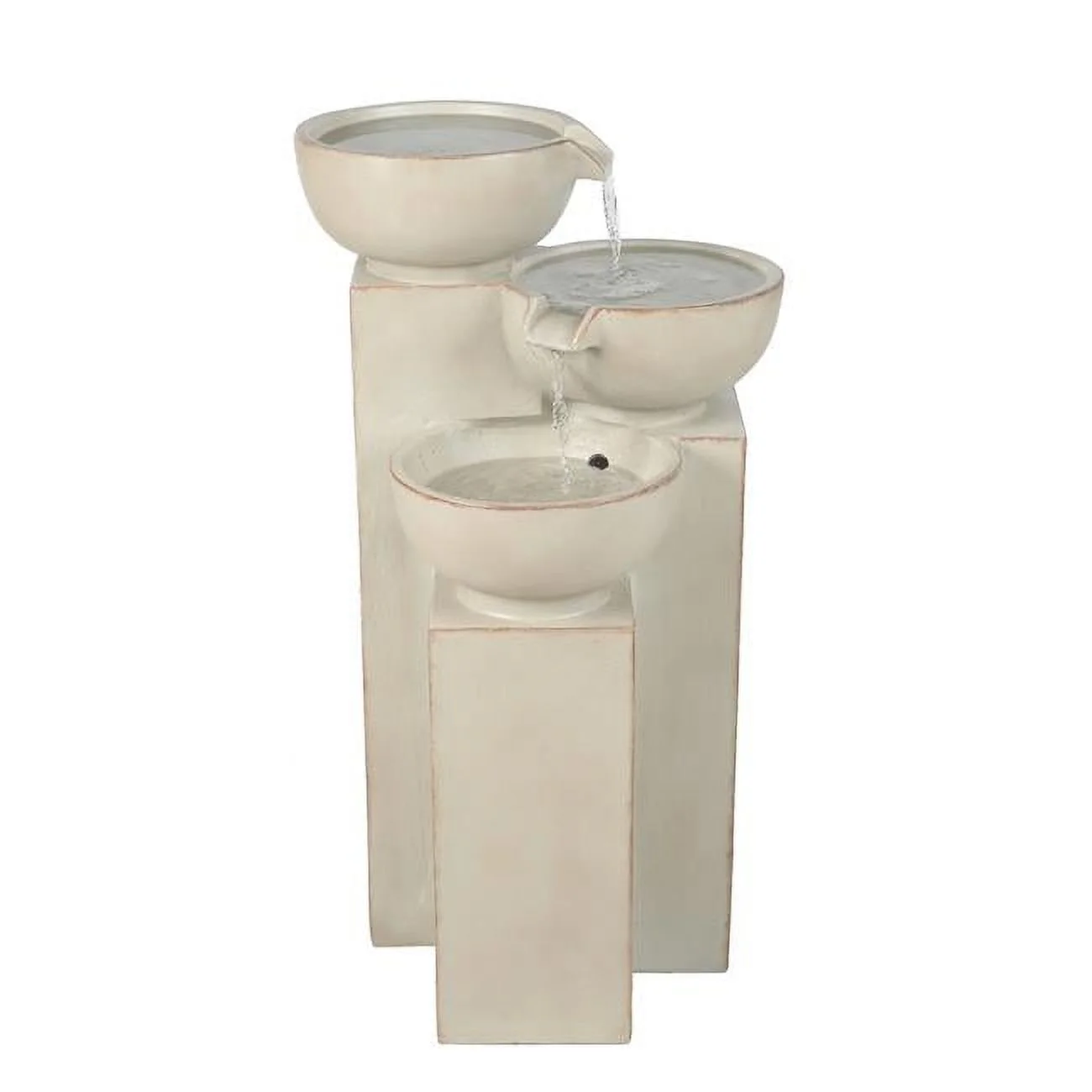 Jeco 3 Tier Bowls Water Fountain With LED Light